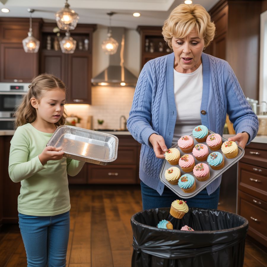 My 8yearold spent five hours baking cupcakes for our family dinner